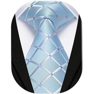 Mens satin necktie solid color formal wedding business classic dress tie